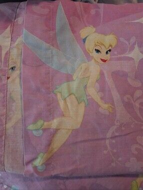 Disney Fairies Tinkerbell Childs Room Curtains & Pillow Cases